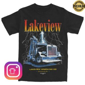 kenny trc Lakeview Store Merch Shop Wrecking Co Black Unisex Tee