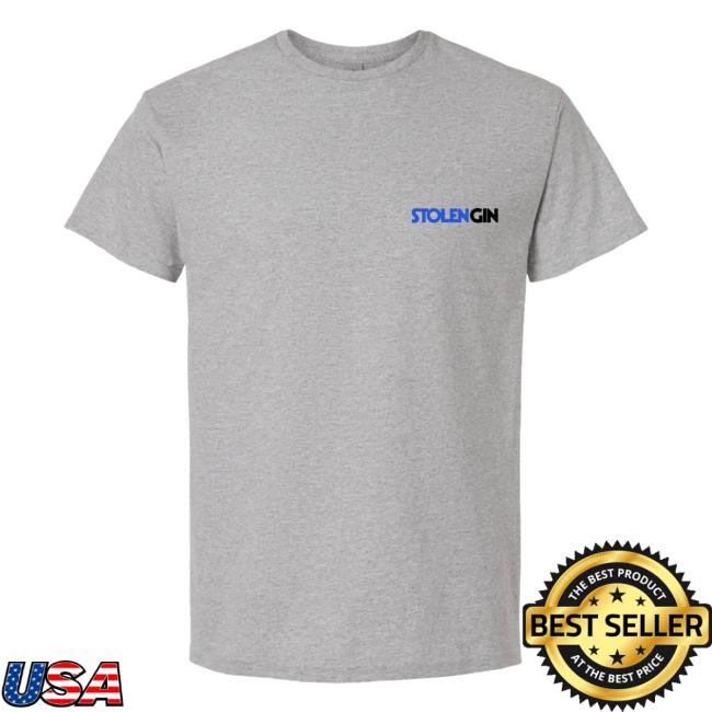 kenny trc Stolen Gin Merch Store Gray Listen Graphic Shirt