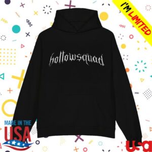 kenny trc The Hollowsquad Merch Store Chrome Spine Black Hoodie
