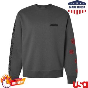 kenny trc Winter Jazzfest Merch Shop Gray Crew Sweatshirt
