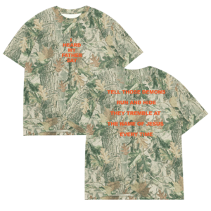 Josiah Queen Merch Store Demons Camo Shirts