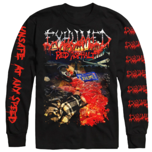 Relapse Records Merch Store Exhumed Red Asphalt Longsleeve