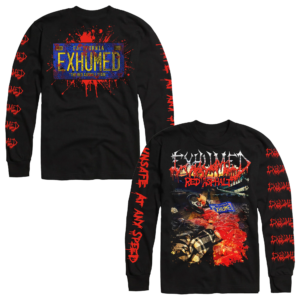 Relapse Records Merch Store Exhumed Red Asphalt Longsleeveaa