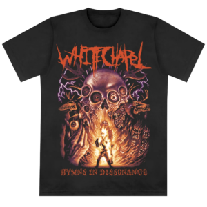 Whitechapel Merch Store Retro Hymns Black T-Shirt