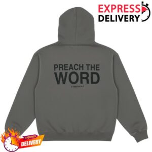 kenny 2819 Store Merch Preach The Word Hoodie Gray1