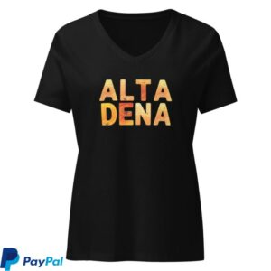 kenny A Frame Pottery Merch Altadena Poppy V Neck