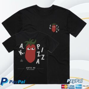 kenny AK Pizza Store Merch Shop AK Pizza T Shirt Black