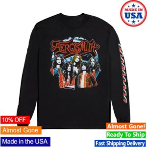 Aerosmith Merch Store The Legendary Debut Tracklist Longsleeve