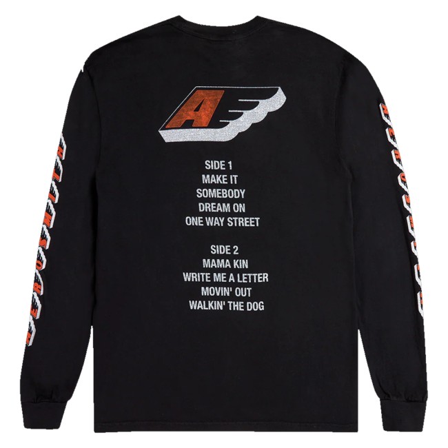 Aerosmith Merch The Legendary Debut Tracklist Longsleeve 4 Aerosmith Merch The Legendary Debut Tracklist Longsleeve