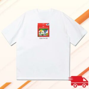 kenny Against Lab Store Merch Shop Colour Your Life Tee White