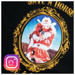 kenny Against Lab Store Merch Shop Cowgirl Tee Blacks