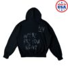 kenny Alan Walker Merch Store Faded Graffiti Hoodie Blacka