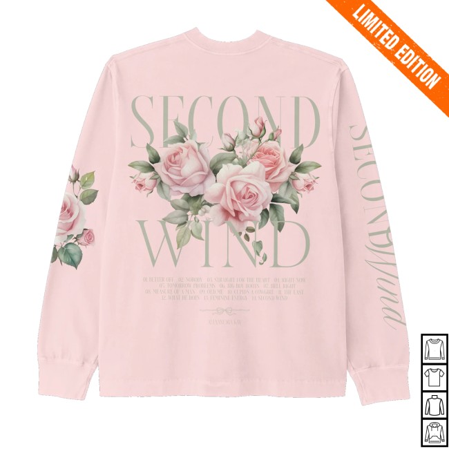 Alexandra Kay Merch Store Second Wind Pink Long Sleeve