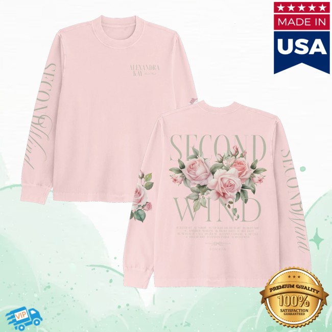 Alexandra Kay Merch Store Second Wind Pink Long Sleeve