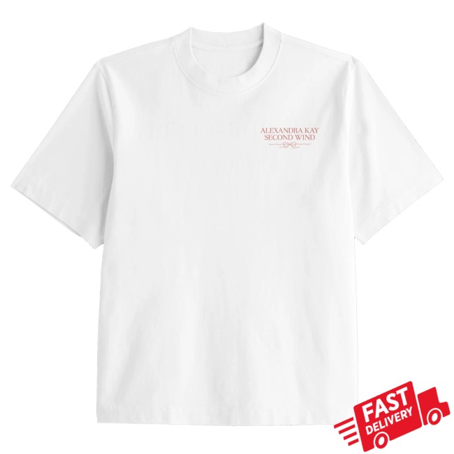 Alexandra Kay Merch Store Second Wind White Tee 3 Alexandra Kay Merch Store Second Wind White Tee