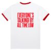 All Time Low Merch Everyone's Talking! Ringer Shirt 2 All Time Low Merch Everyone's Talking! Ringer Shirt