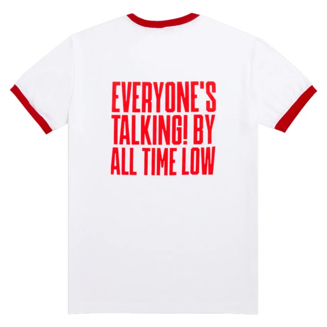 All Time Low Merch Everyone's Talking! Ringer Shirt 5 All Time Low Merch Everyone's Talking! Ringer Shirt