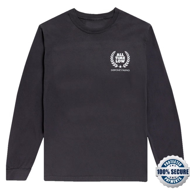 All Time Low Store Merch Everyone's Talking Longsleeve Tee 4 All Time Low Store Merch Everyone's Talking Longsleeve Tee