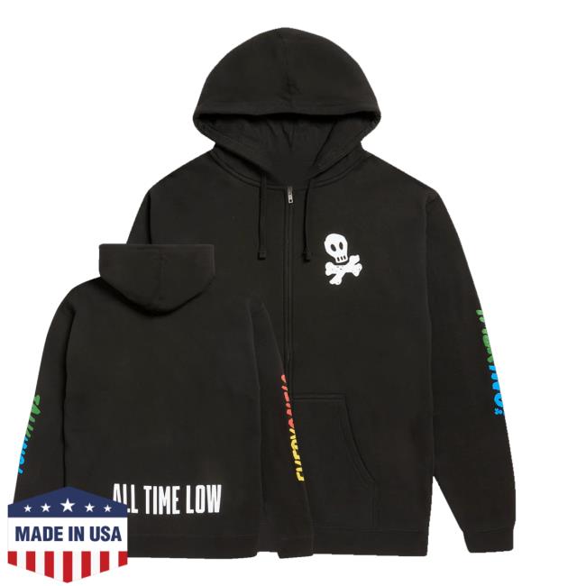 All Time Low Store Store Merch Shop Everyone's Talking! Zip Hoodie