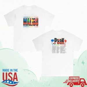 kenny Anderson Paak Store Merch Malibu American Tour Shirtss