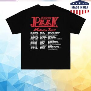 kenny Anderson Paak Store Merch Malibu Badge Tour Youth Shirt