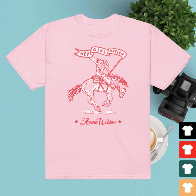 Anne Wilson Merch Hey Girl Nation Battle Fought Pink T-Shirt 3 Anne Wilson Merch Hey Girl Nation Battle Fought Pink T-Shirt