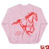 Anne Wilson Merch Pink Rebel Crewneck Sweatshirt 2 Anne Wilson Merch Pink Rebel Crewneck Sweatshirt
