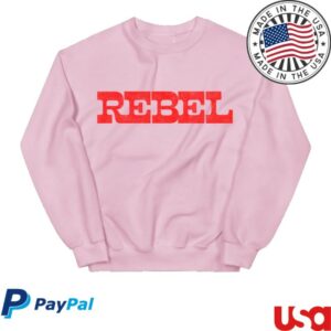 Anne Wilson Merch Store Pink Rebel Sweatshirt