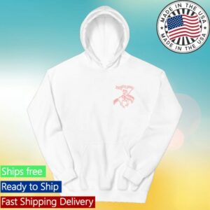 Anne Wilson Merch Store White & Pink Hey Girl Nation Hoodie