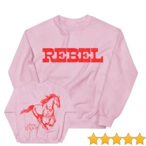 Anne Wilson Shop Store Merch Shop Pink Rebel Crewneck Sweatshirt