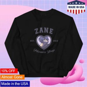 kenny Aphmauverse Merch Store Zane Phoenix Drop Varsity Sweatshirt