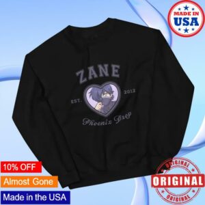 kenny Aphmauverse Merch Store Zane Phoenix Drop Varsity Sweatshirta