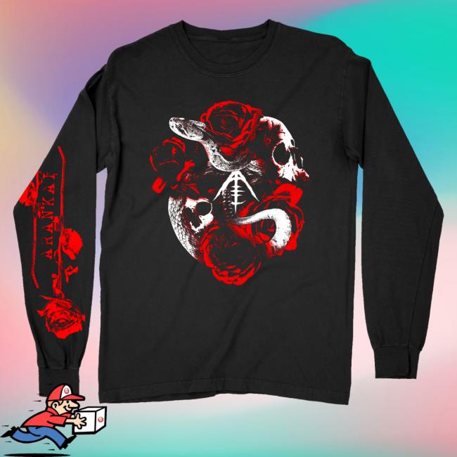 kenny Arankai Store Merch Shop Arankai Skull Et Roses Longsleeve kenny Arankai Store Merch Shop Arankai Skull Et Roses Longsleeve