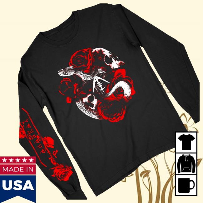 kenny Arankai Store Merch Shop Arankai Skull Et Roses Longsleeves kenny Arankai Store Merch Shop Arankai Skull Et Roses Longsleeves