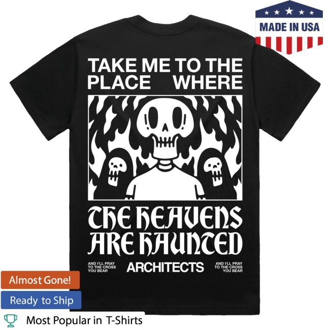 Architects Merch Store Broken Mirror Heavens Black Shirt 3 Architects Merch Store Broken Mirror Heavens Black Shirt