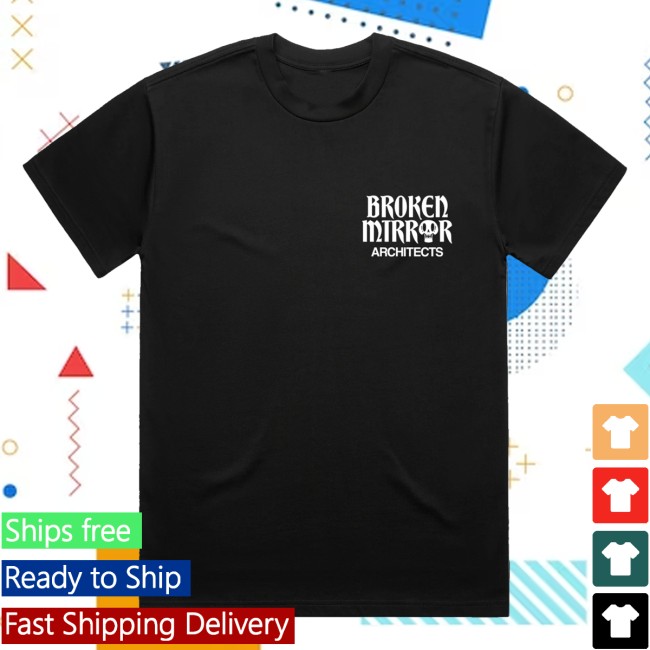 Architects Merch Store Broken Mirror Heavens Black Shirt 4 Architects Merch Store Broken Mirror Heavens Black Shirt