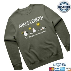 kenny Arms Length Store Merch Shop Green Snowman Crewnecks