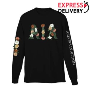 kenny Arrows In Action Merch Shop Us Tour Floral Long Sleeve Tee