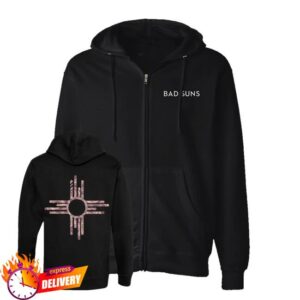 Bad Suns Merch Shop L & P Logo Black Zip Hoodie