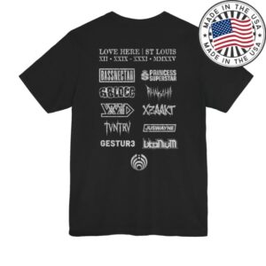 kenny Bassnectar Merch Store Love Here St. Louis Pops Metal Shirt