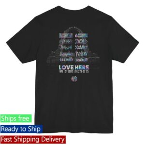 kenny Bassnectar Merch Store Love Here St. Louis Speaker Arch Shirt