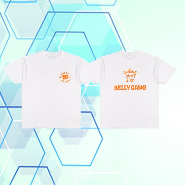 kenny Belly Gang Kushington Merch Shop Store Selling Birds Tee White kenny Belly Gang Kushington Merch Shop Store Selling Birds Tee White