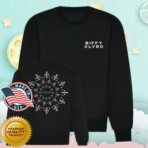 kenny Biffy Clyro Merch Shop Futique Circle Sweatshirt Black