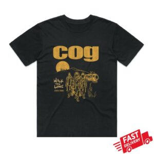 kenny Birdsrobe Merch Store Cog Walk The Line 2025 Tour T Shirt Black