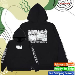 kenny Black Eye Patch Merch Shop Store Initial D Hoodie Black