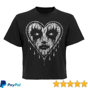 Blackcraft Cult Shop Merch Corpse Paint Heart T-Shirt