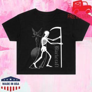 kenny Blackcraft Store Death And The Maiden Crop T Shirt