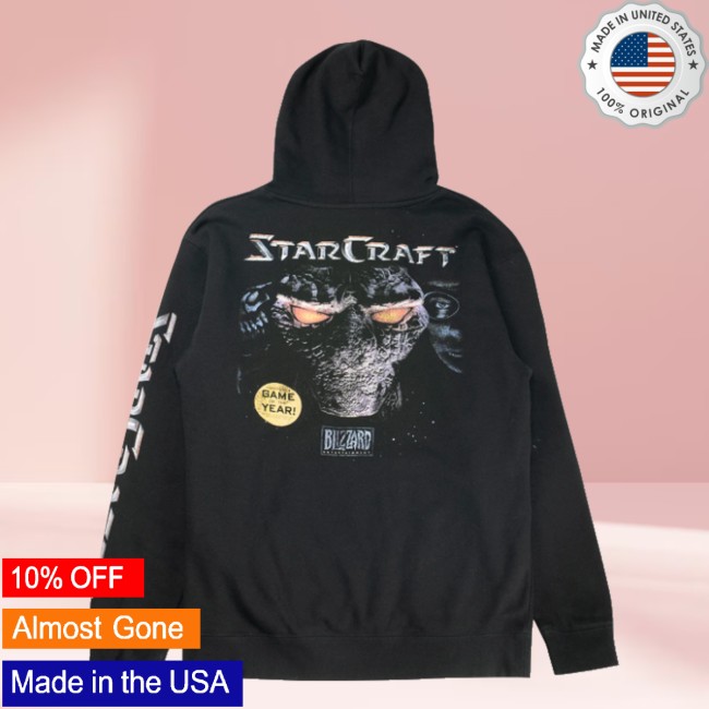 kenny Blizzard Gear Merch Store Starcraft Box Art Black Pullover Hoodie kenny Blizzard Gear Merch Store Starcraft Box Art Black Pullover Hoodie
