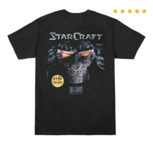 kenny Blizzard Gear Merch Store Starcraft Box Art Black Shirt