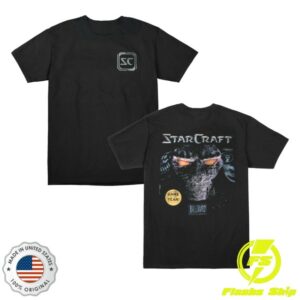 kenny Blizzard Gear Merch Store Starcraft Box Art Black Shirtss